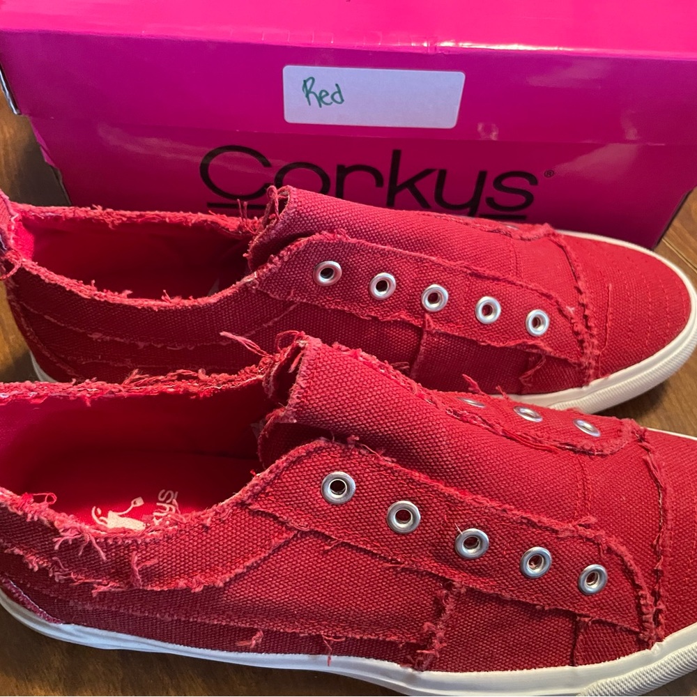 Corkys babalu sneakers -red